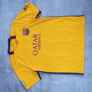 Qatar Airways Nemar JR FCB Soccer Jersey